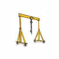 1 Ton, 11'-6 in. Span, 5'-10 in. / 10'-0 in. Min/Max Adjustable Height